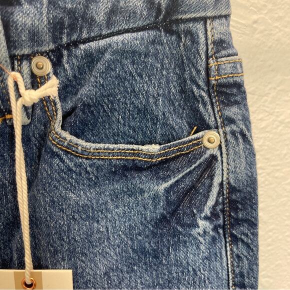 GA Good Classic Raw Hem High Rise Jeans size 0 waist 25 - Picture 4 of 13